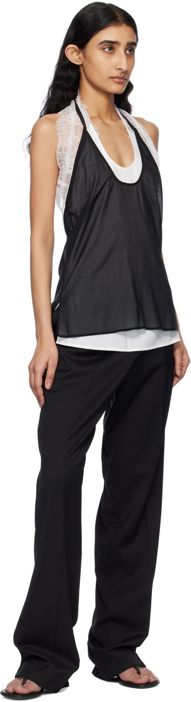 Tankkitoppi Helmut Lang Helmut Lang Lace Dancer Tank Top Musta | O10HW509, 3