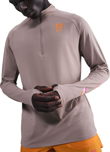 T-paita Nike Stride Eliud Kipchoge Quarter-Zip Running Top Beige | hv2658-271, 0