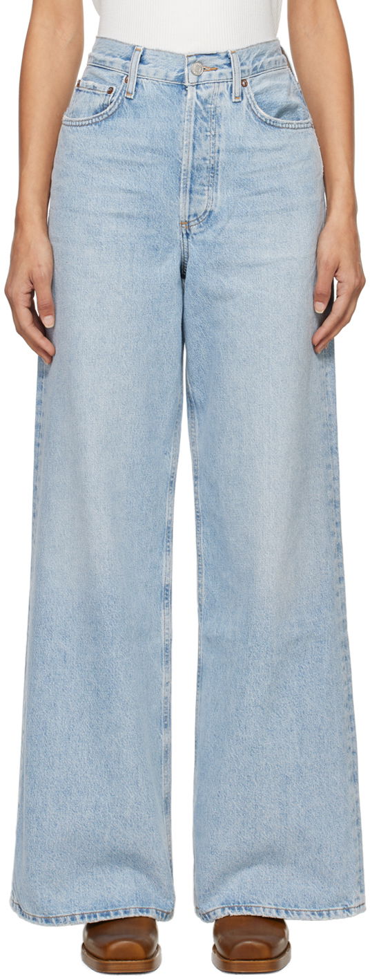 Jeans AGOLDE High Rise Wide Leg Jeans Sininen | A198-1601