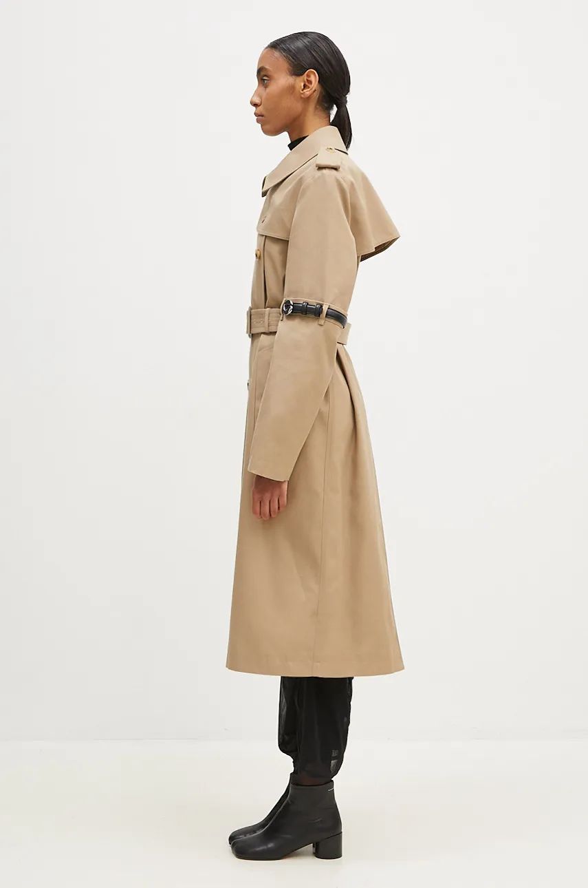 Trenssitakki Coperni Hybrid Trench Coat Beige | COPM21836, 1