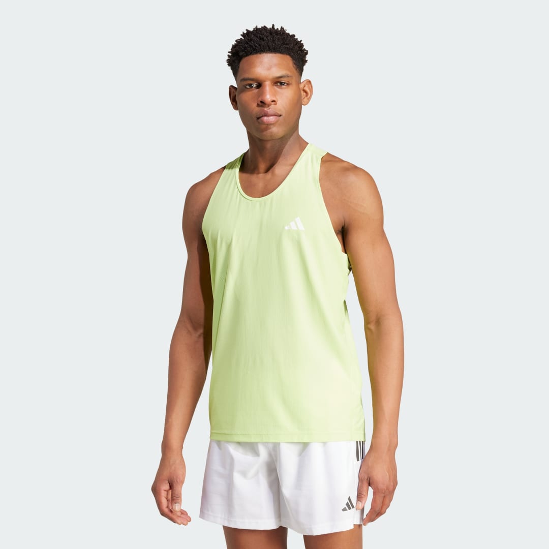 Tankkitoppi adidas Performance Lightweight Running Tank Top Vihreä | IV5437, 1
