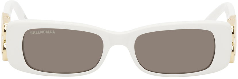 Aurinkolasit Balenciaga White Dynasty Valkoinen | BB0096S-011
