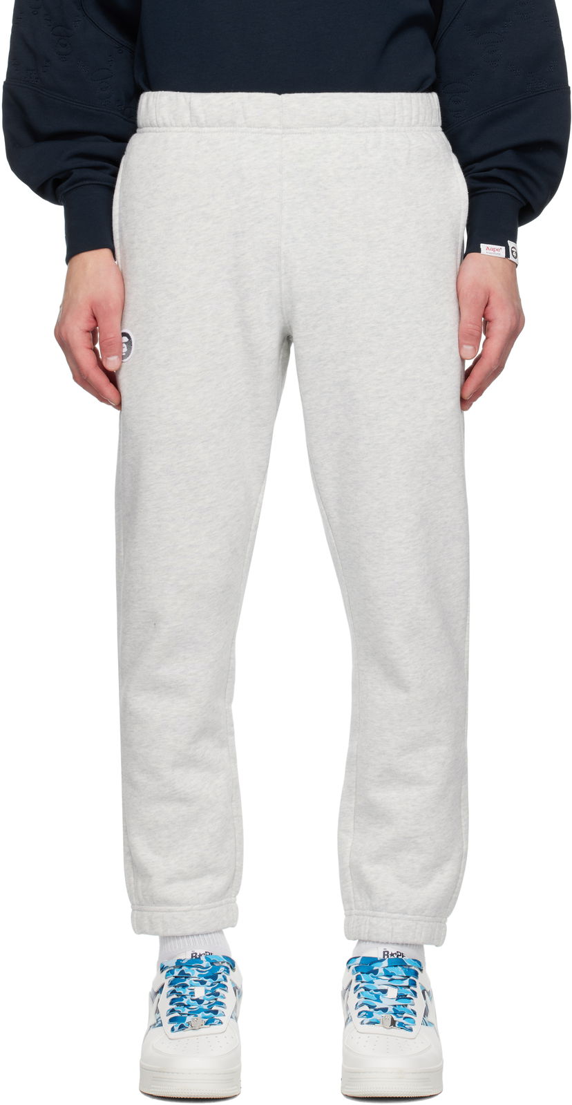 Verryttelyhousut AAPE by A Bathing Ape AAPE by A Bathing Ape Main Sweatpants Harmaa | AAPPTMB638XANWH2