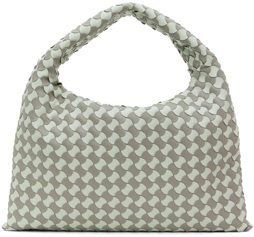 Olkalaukku Bottega Veneta Small Hop Bag Vihreä | 777584 V3SA1