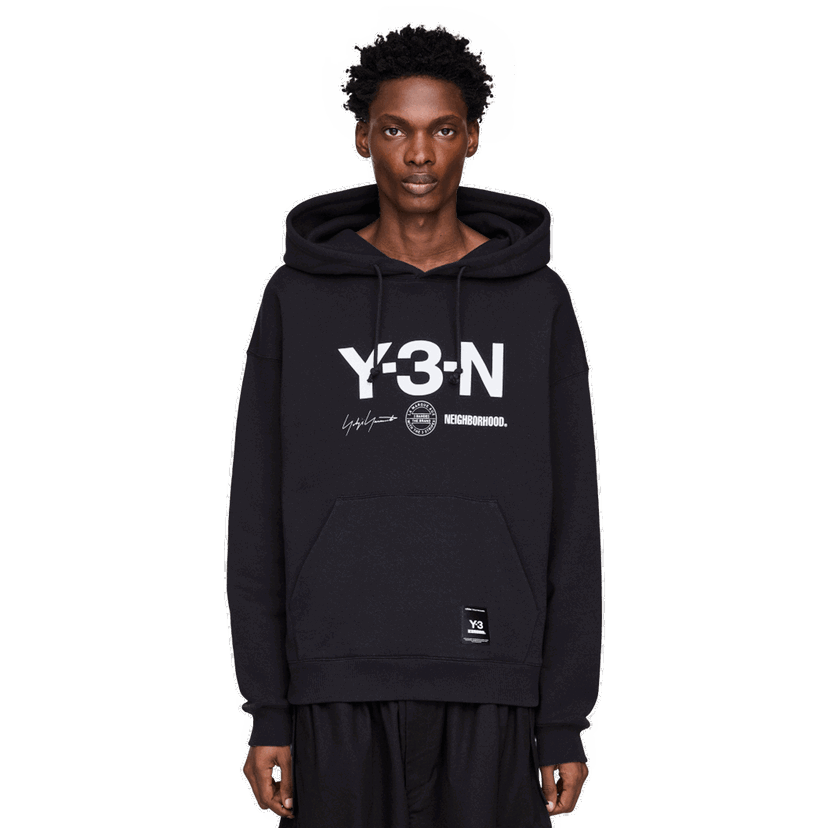 Huppari adidas Originals Y-3 x NEIGHBORHOOD Graphic Hoodie Musta | JW7004