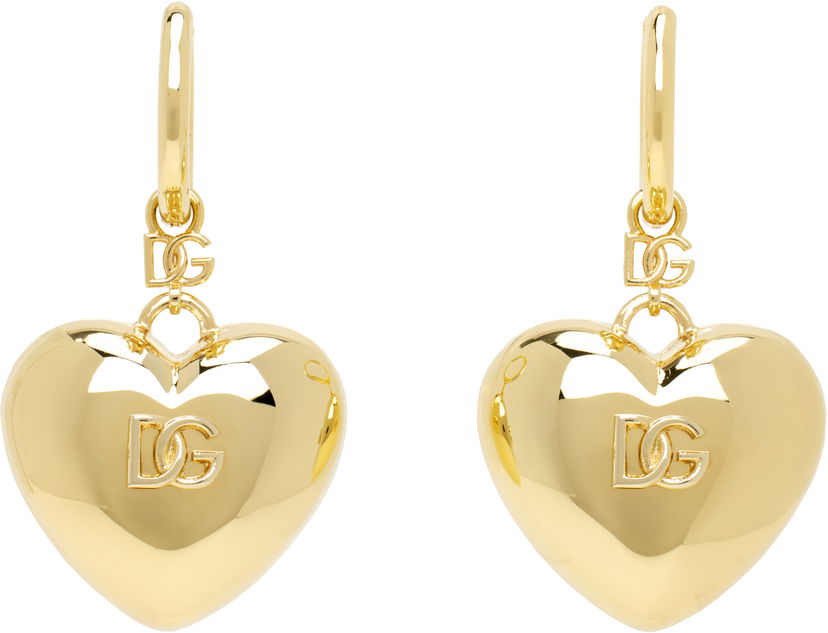 Korvakorut Dolce & Gabbana Dolce&Gabbana Heart Drop Earrings Keltainen | WEQ8S1 W1111