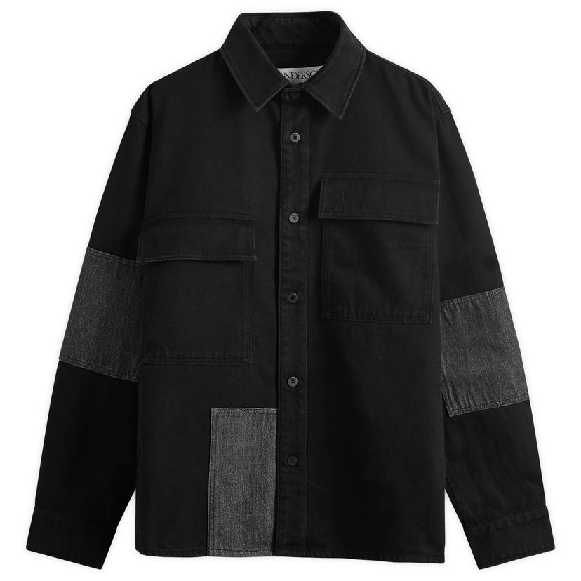 Takki JW Anderson Patchwork Overshirt Musta | DS0008-PG1594-999