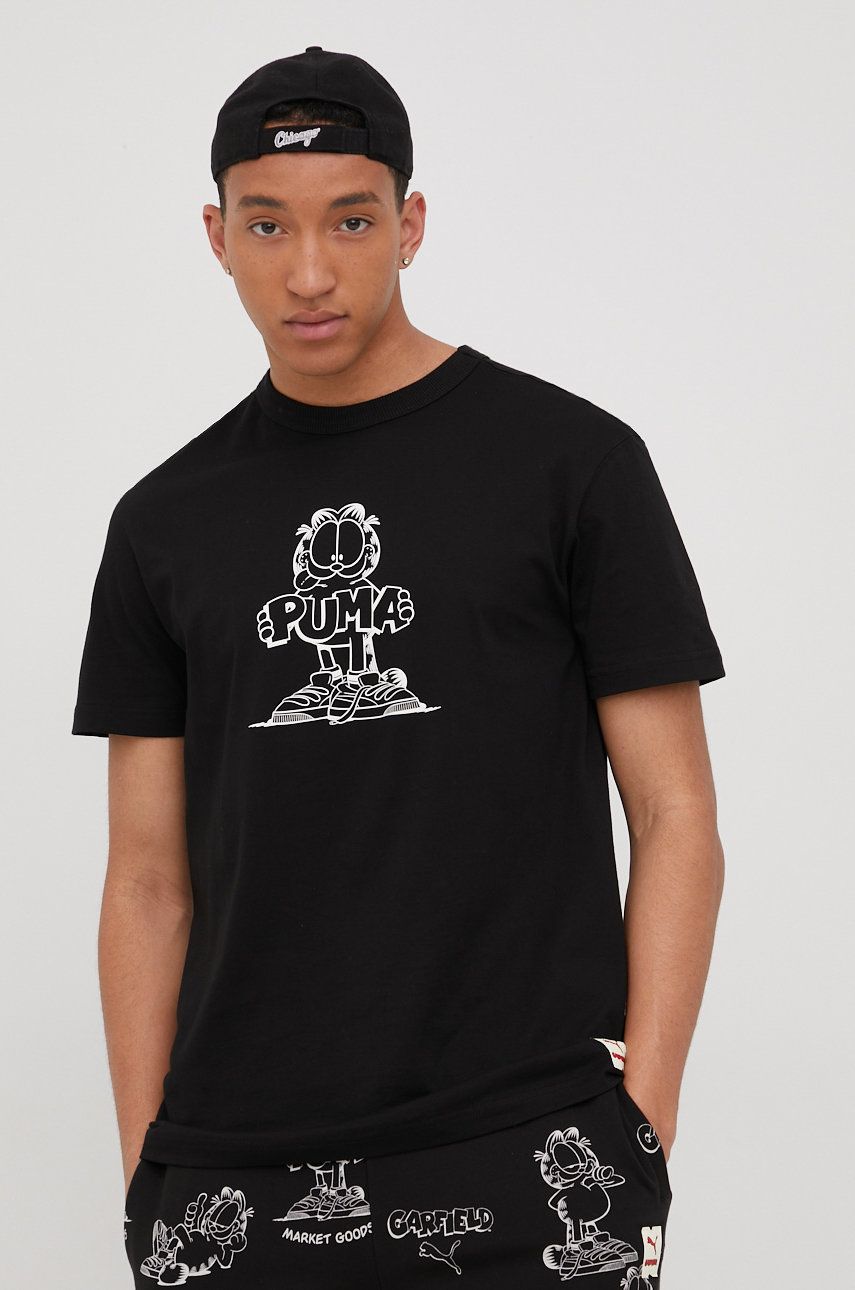 T-paita Puma X Garfield Graphic Tee Musta | 534433, 0