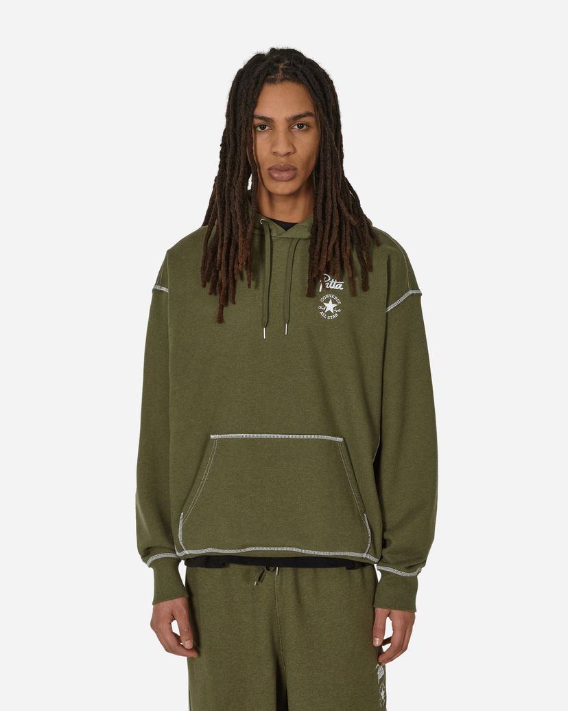 Huppari Converse Patta Gold Standard Hoodie Utility Green Heather Vihreä | 10026928-A01