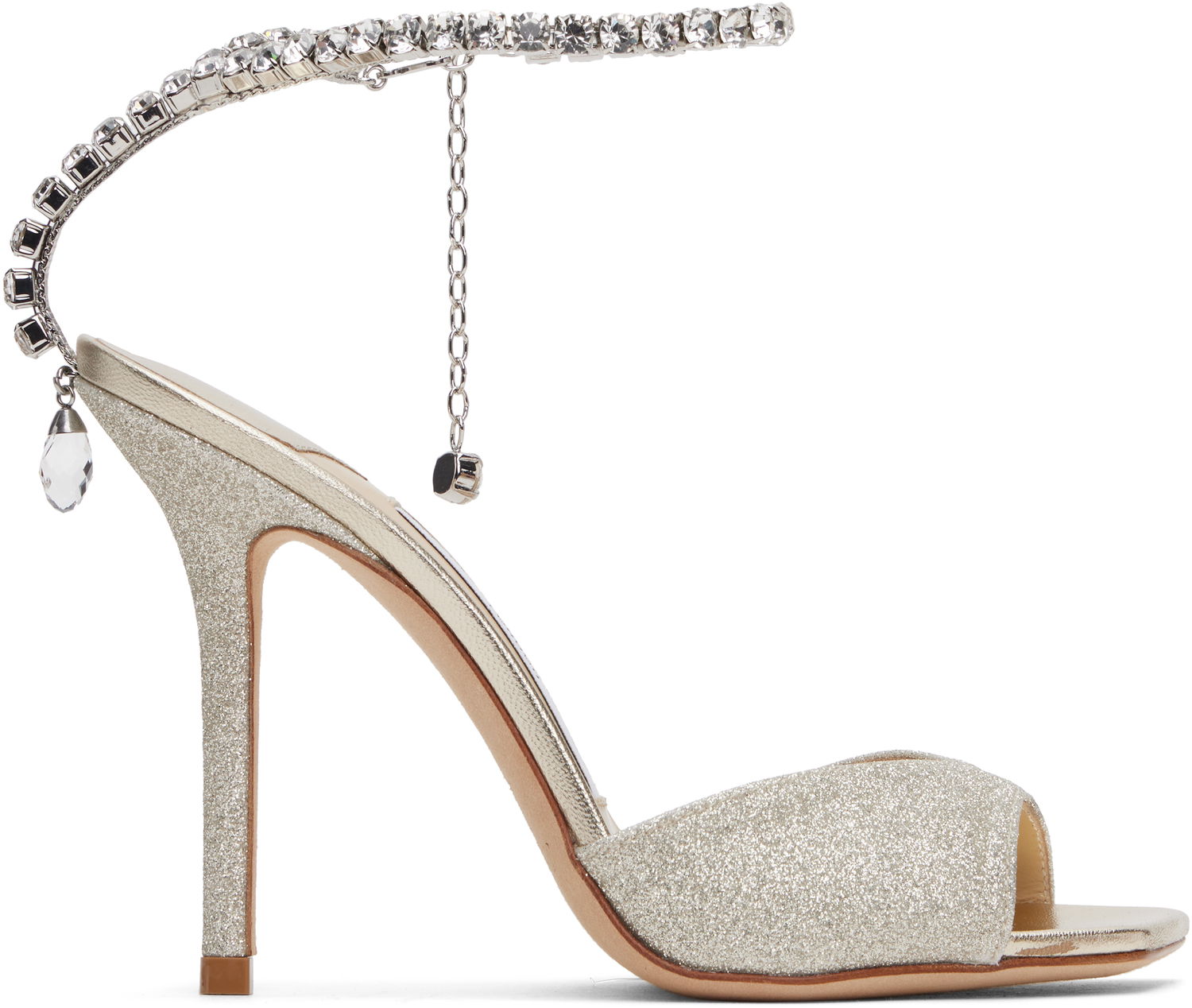 Kengänhoito Jimmy Choo Jimmy Choo Saeda 100 Heeled Sandals Metallinen | SAEDA SANDAL 100, 0