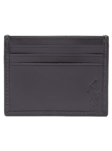 Lompakko Polo by Ralph Lauren Multi Pony Player Card Holder Black/White Musta | 405845400001