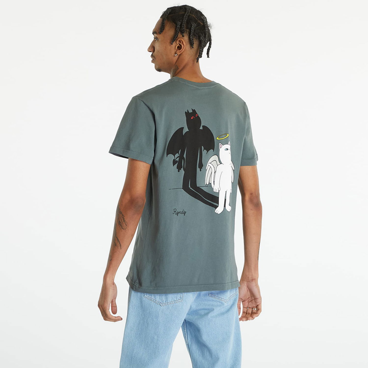 T-paita RIPNDIP Shadow Friend Tee Vihreä | RND9964, 0