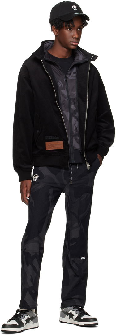 Bomber-takki AAPE by A Bathing Ape AAPE by A Bathing Ape Patch Corduroy Jacket Musta | AAPLJM7613XXLBKX, 3