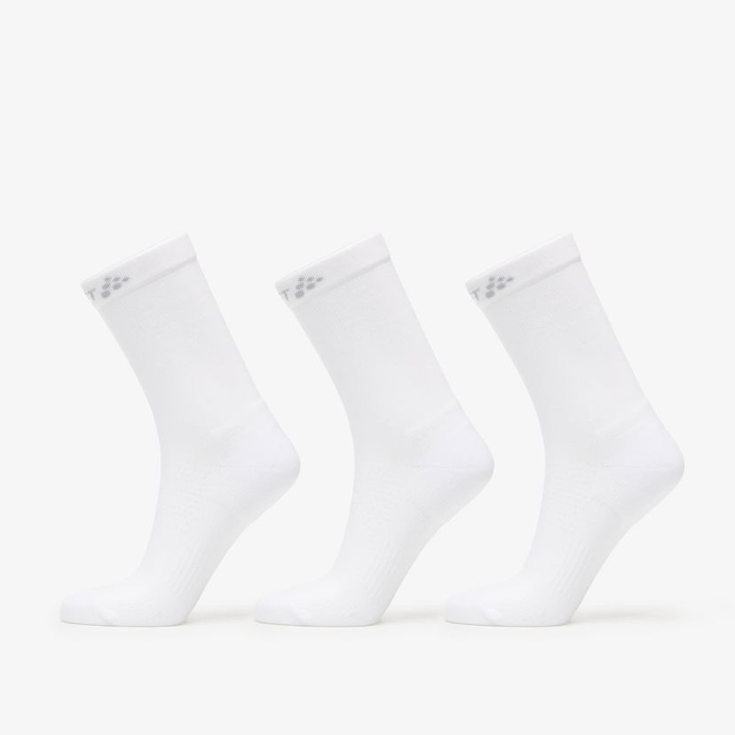 Sukat Craft Craft Core Dry High Socks, 3 Pairs, 34-36 Valkoinen | 1915931-900000