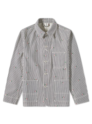 Takki KENZO PARIS Rinse Striped Workwear Denim Jacket Monivärinen | FD55DV1026J1-DM