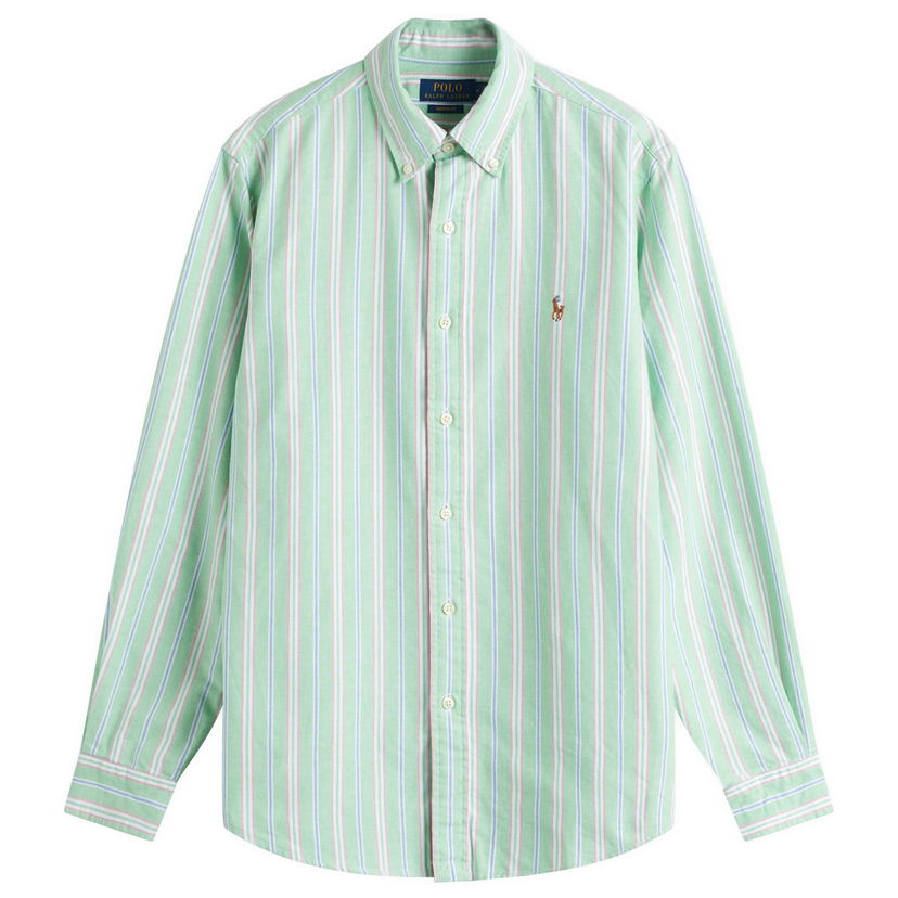 Paita Polo by Ralph Lauren Ralph Lauren Custom Fit Oxford Shirt, Size Large Vihreä | 710928918003