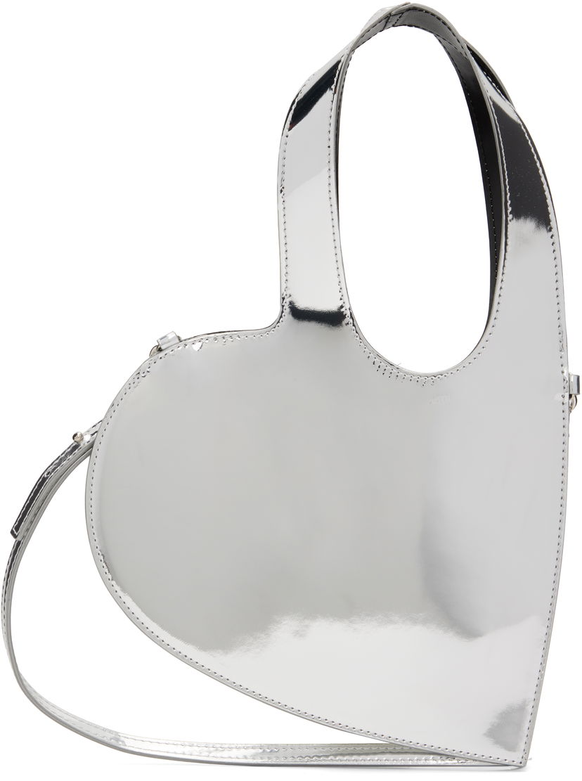 Olkalaukku Coperni Coperni Mirrored Baby Heart Crossbody Bag Metallinen | COPBA93F6005