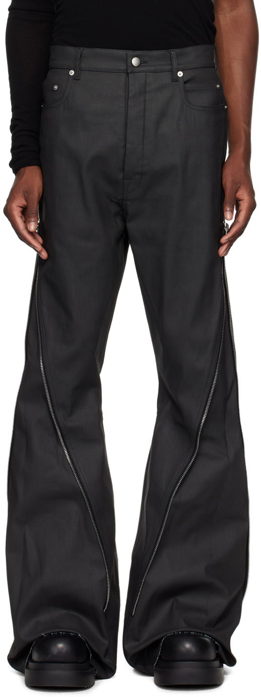 Jeans Rick Owens Porterville Bolan Banana Black Jeans Musta | RU02D6343 SMT