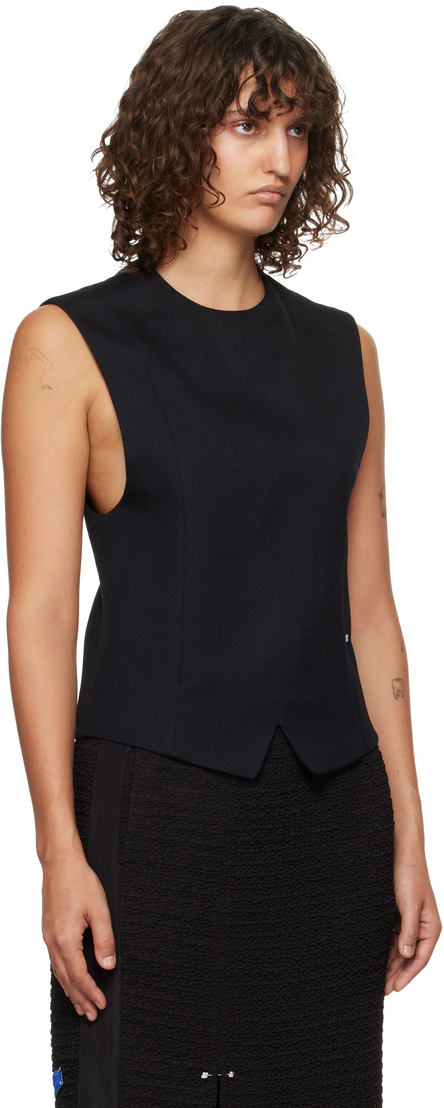 Tankkitoppi ADER ERROR Black Sleeveless Top Musta | BN01FWVE0101BK, 1