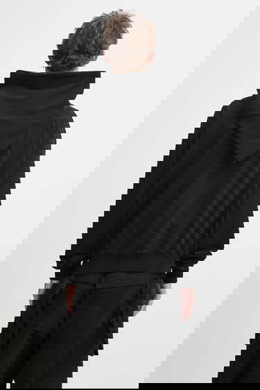 Huppari Rick Owens Rick Owens DRKSHDW Mountain Hoodie Musta | DU02E7286.RIG, 2