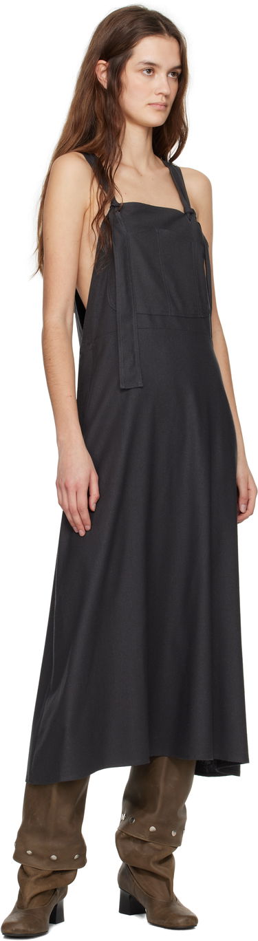 Mekko Baserange Baserange Gren Overalls Midi Dress Harmaa | DRGRO-WS-SP25, 3