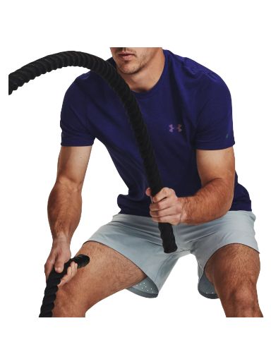T-paita Under Armour Rush Seamless Legacy Tee Tummansininen | 1376781-468