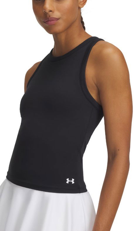 Tankkitoppi Under Armour Under Armour Motion High Neck Tank Top Musta | 1390367-001