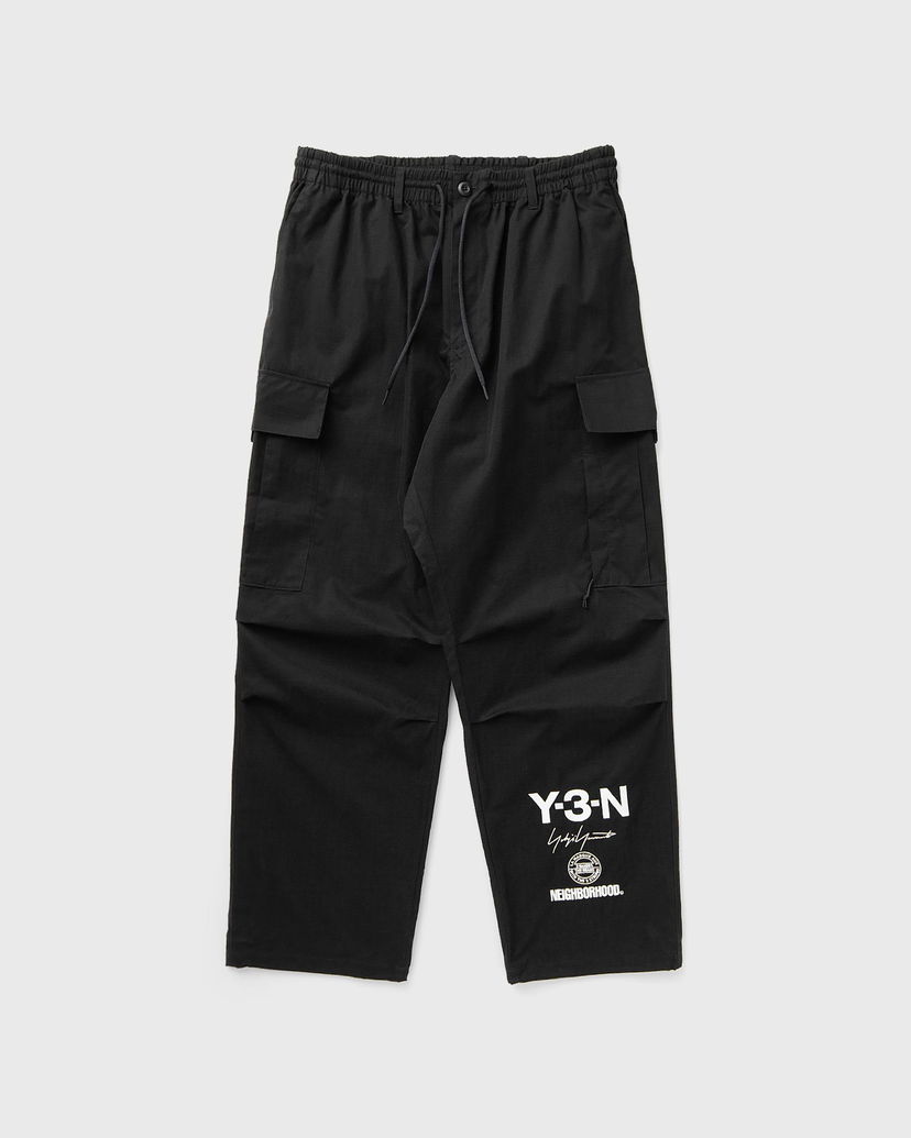 Cargo housut Y-3 Y-3-N Yohji Yamamoto NEIGHBORHOOD Relaxed Fit Drawstring Multi-Pocket Cargo Pants Musta | JW7003