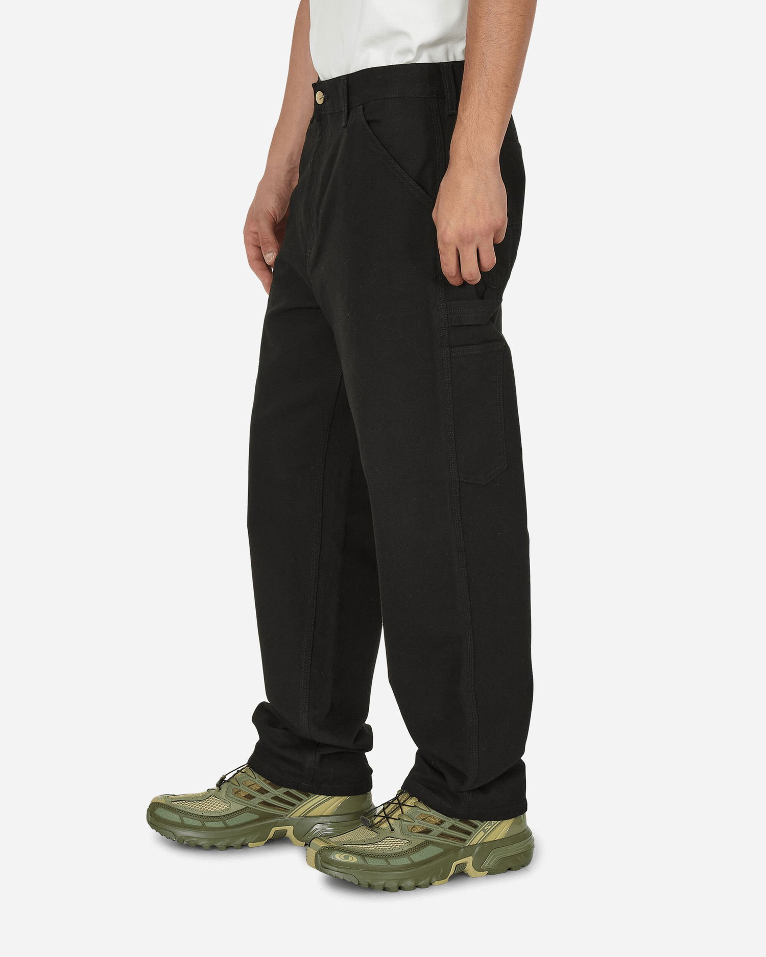 Housut ja farkut Carhartt WIP Single Knee Black Burgundia | I031497_89_02, 1