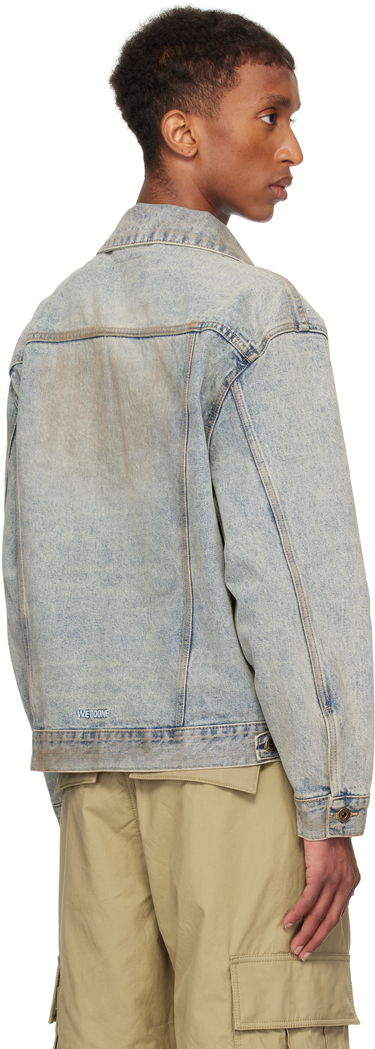 Takki We11done We11done Washed Denim Jacket Sininen | WD-DJ3-24-315-U-SK, 2