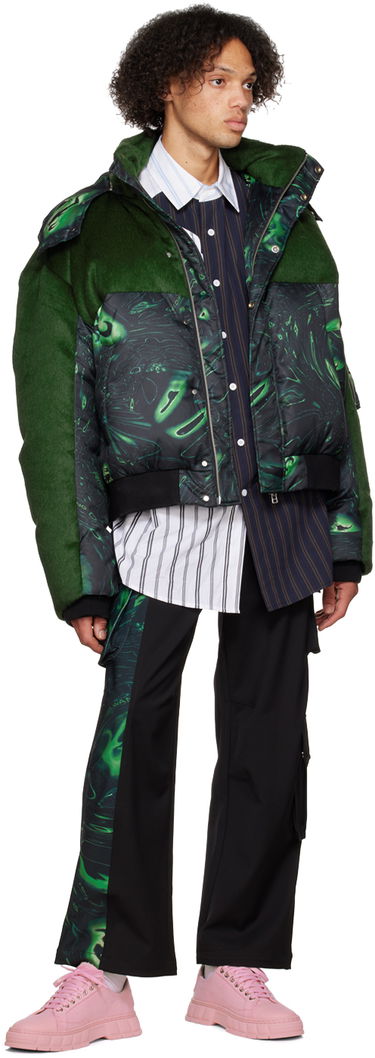 Puffer takki Feng Chen Wang Feng Chen Wang Lacquerware Down Jacket Vihreä | FUF14JK06, 3