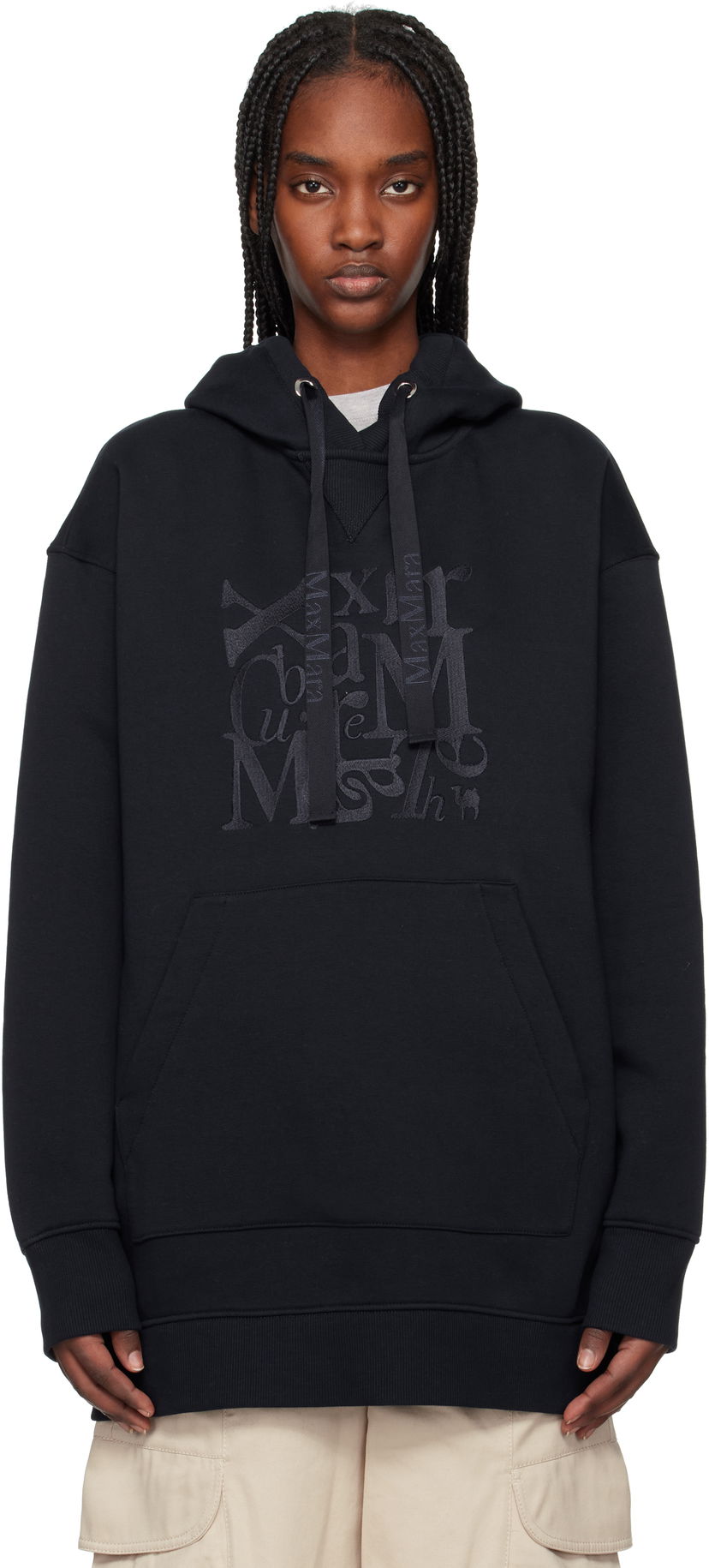 Huppari Max Mara Max Mara Musa Hoodie Musta | 2519921011600