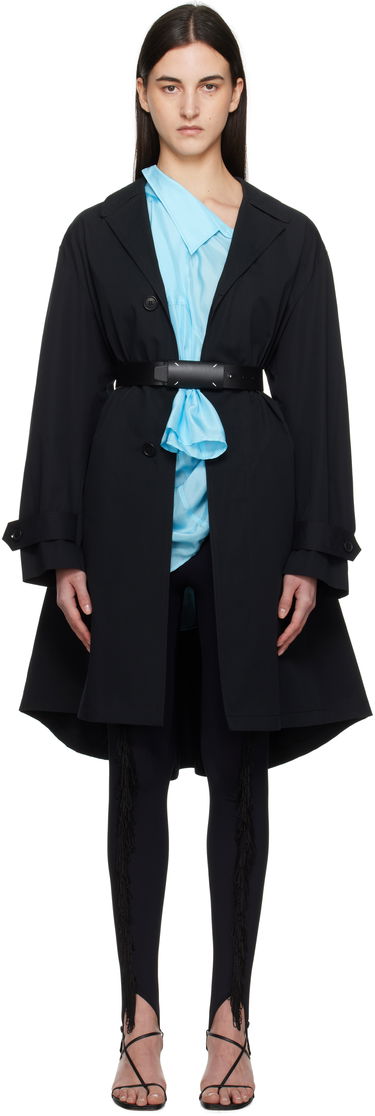 Trenssitakki Maison Margiela MM6 Maison Margiela Spliced Trench Coat Musta | S52AH0078 S78537, 0