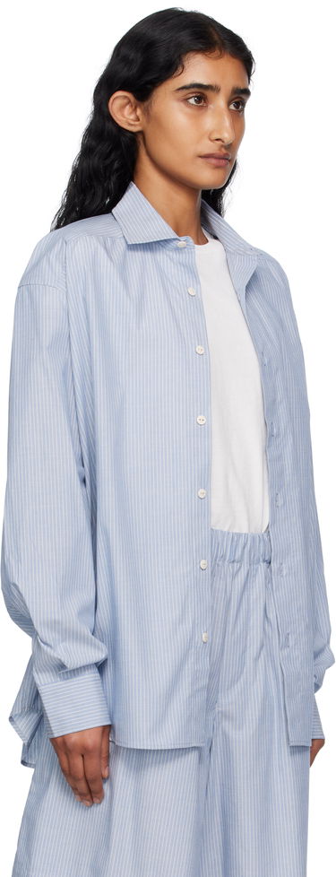 Paita Baserange Baserange Claude Striped Shirt Sininen | TSCL-PO-AU25, 1