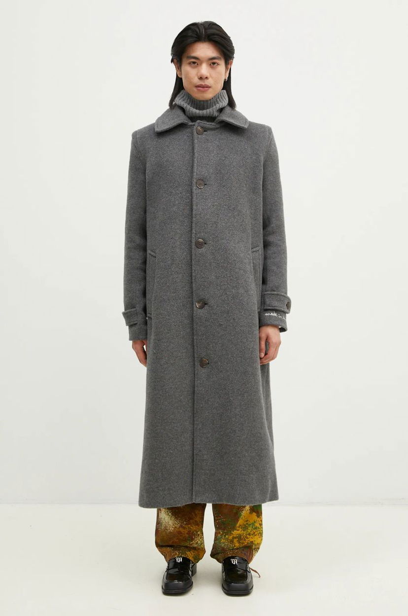 Takit Fiorucci Fiorucci Wool Coat Harmaa | U01FMOCO244WO01GY01