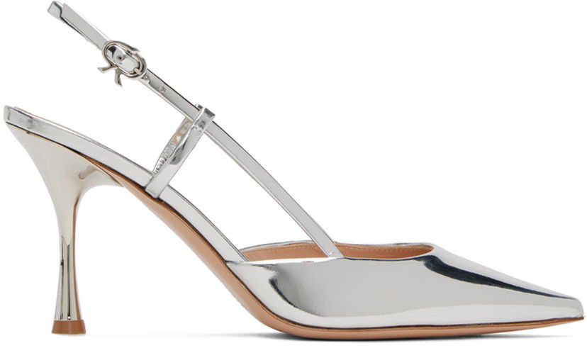 Tennarit ja kengät Gianvito Rossi Women's Slingback Metallic Pumps Metallinen | G95335.85LAC.MET