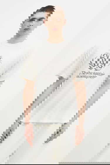 T-paita Aries Aries Destroyed 69 SS Graphic T-Shirt Valkoinen | AR6006903, 0