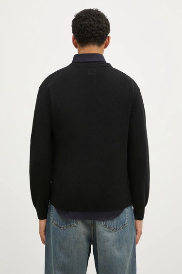 Villapaita C.P. Company Re-Wool Knit Cardigan Musta | 17CMKN253A006595A, 2