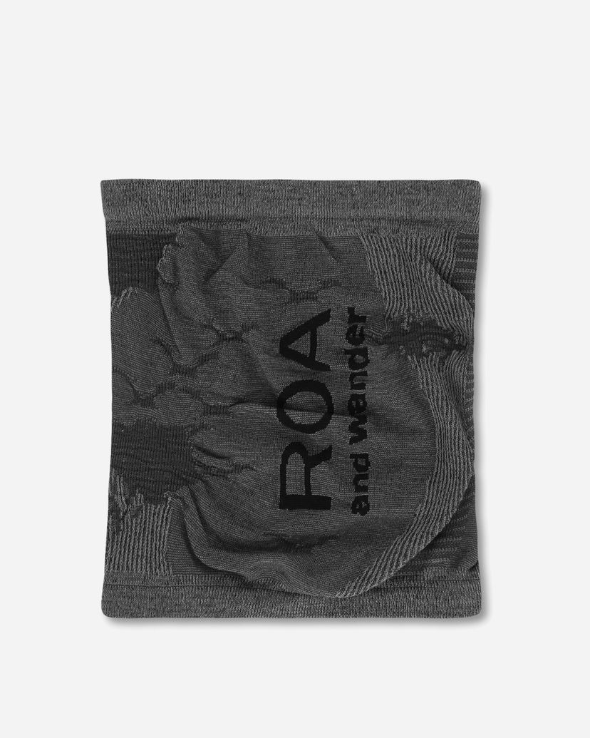 Huivi ROA And wander Golm Dryarn Seamless Neck Warmer Harmaa | OBMW202YA02 BLK0001