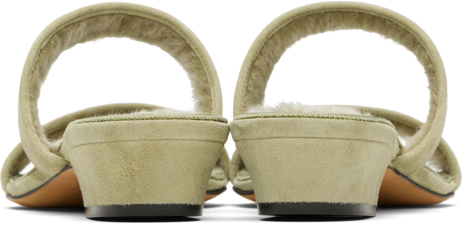 Mekko The Row The Row Awar Strap Heeled Sandals Vihreä | F1594-L221, 1