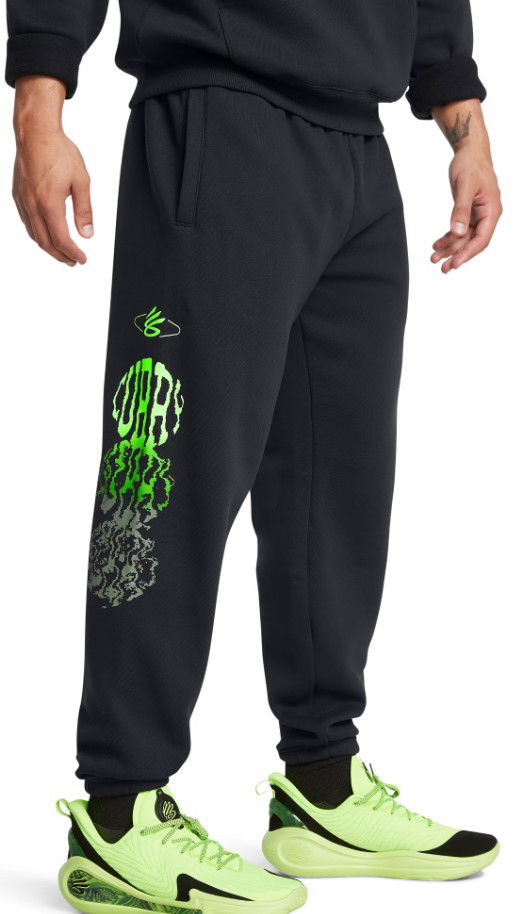 Verryttelyhousut Under Armour Under Armour Curry Splash Graphic Joggers Musta | 1387607-001