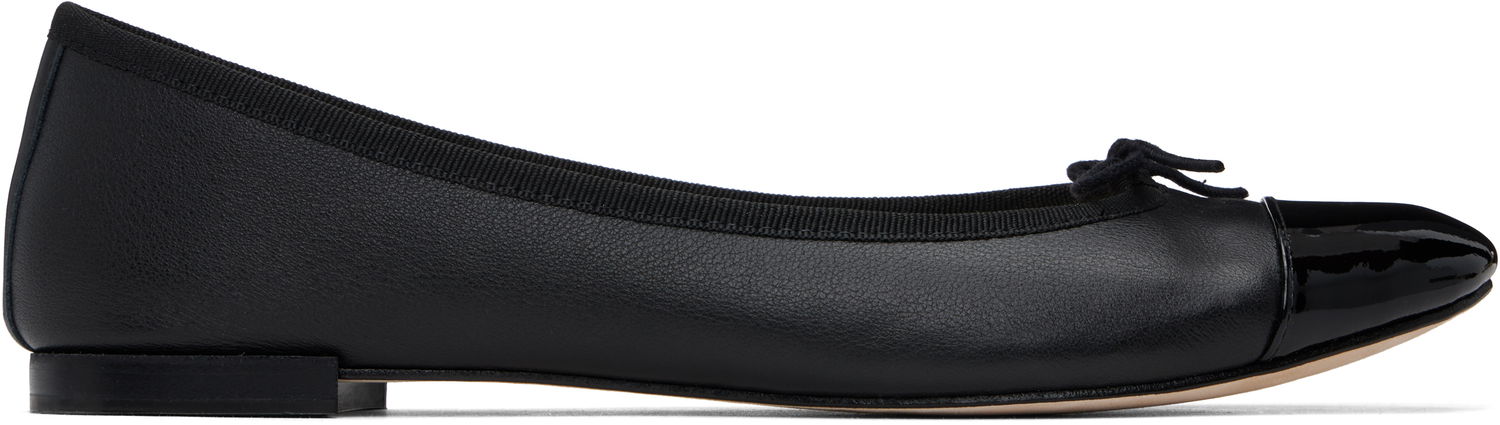 Vaatteet Repetto Repetto Flora Bi-Material Ballerina Flats Musta | V639VVEN, 0