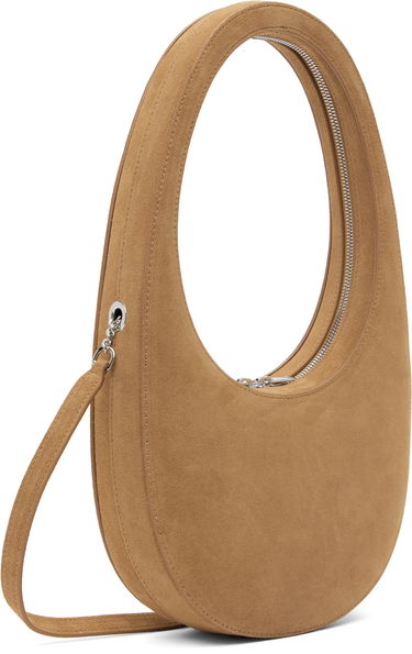 Käsilaukku Coperni Coperni Swipe Suede Crossbody Bag Ruskea | COPBA38F6049, 2