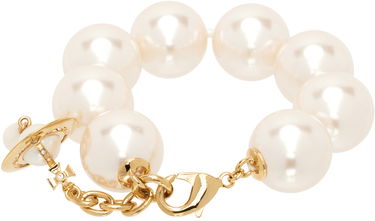 Rannerengas Vivienne Westwood Giant Pearl Drop Bracelet Beige | 61030084-02R107-IM, 1