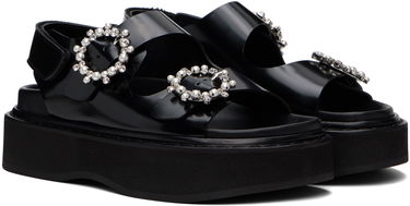 Asusteet Simone Rocha Simone Rocha Beaded Platform Sandals Musta | SLD48 0740, 3