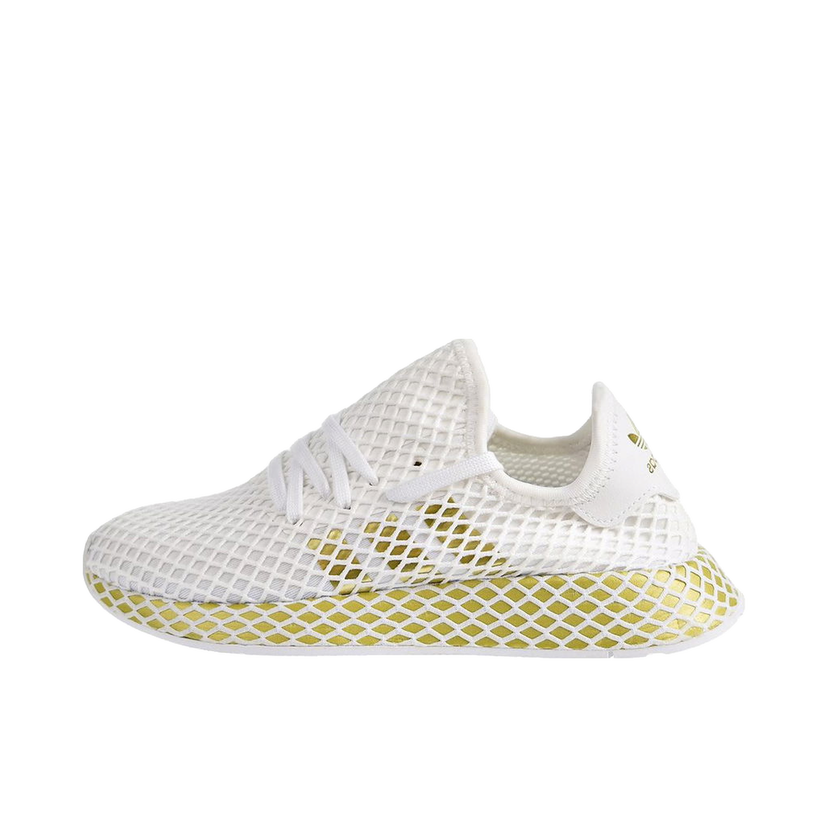 Tennarit ja kengät adidas Originals Deerupt Runner White Gold Metallic W Valkoinen | CG6087