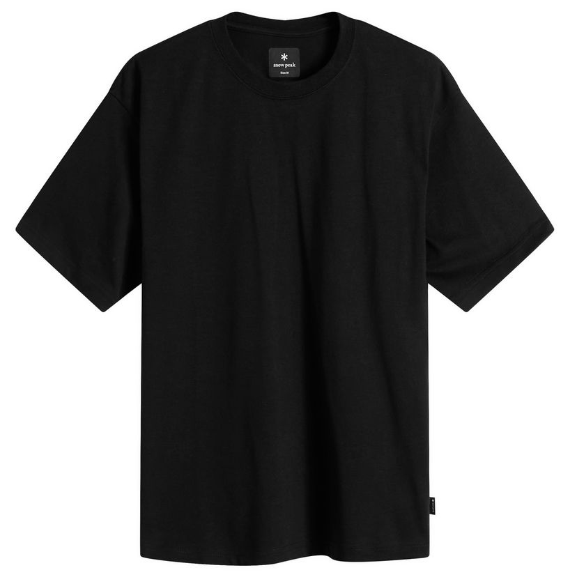 T-paita Snow Peak Back Printed Logo T-Shirt, Size Small Musta | NSD-TS-25AU004-BLK