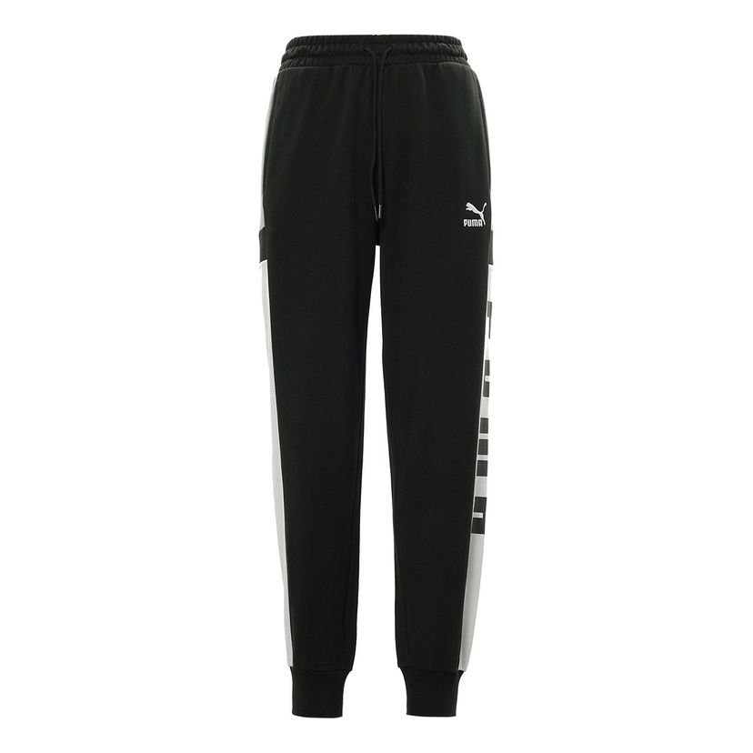 Verryttelyhousut Puma Retro Block Sweatpants Musta | 530714-01