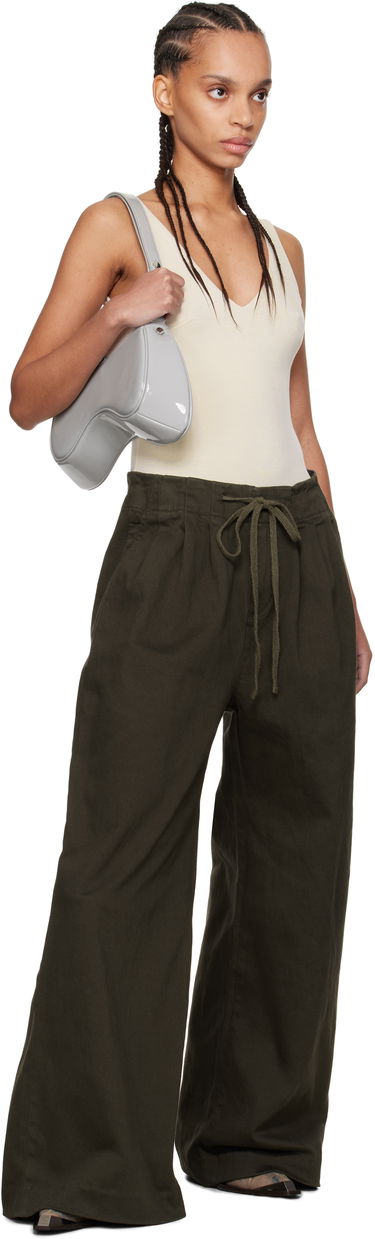 Housut Entire Studios Entire Studios Cinch Trousers Vihreä | ES2546OL, 3