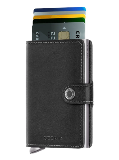 Lompakko Secrid Miniwallet Musta | M-BLACK